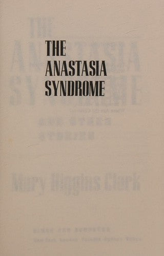 The Anastasia Syndrome and Other Stories