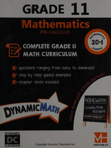 Grade 11 Mathematics pre-calculus