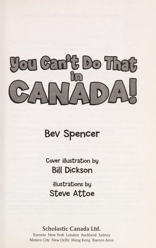 You Can't Do That in Canada