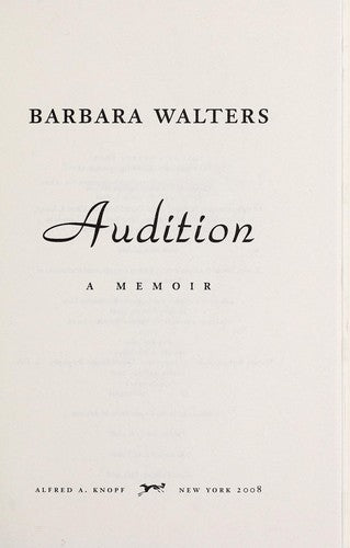 Audition: A Memoir