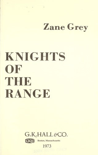 Knights of the Range