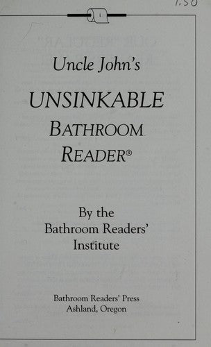 Uncle John's Unsinkable Bathroom Reader
