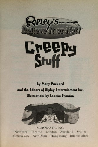 Ripley's Believe It or Not!: Creepy Stuff