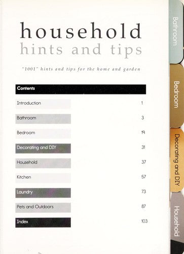 Household Hints and Tips