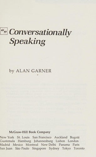 Conversationally Speaking