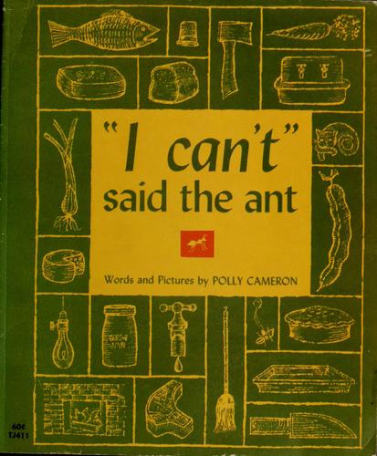 I Can't Said the Ant