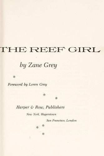 The Reef Girl