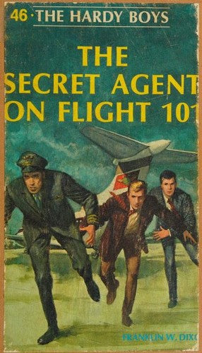 The Secret Agent on Flight 101 (Hardy Boys, Book 46)