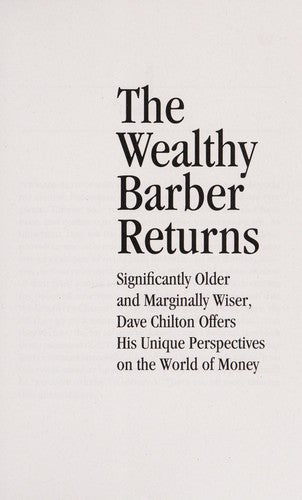 The Wealthy Barber Returns