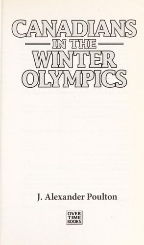 Canadians in the Winter Olympics