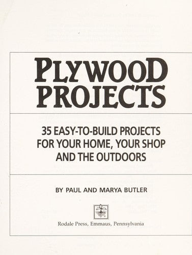 Plywood Projects
