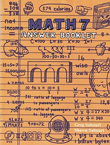 Math 7: A Teaching Textbook and Answer Key Student Workbook