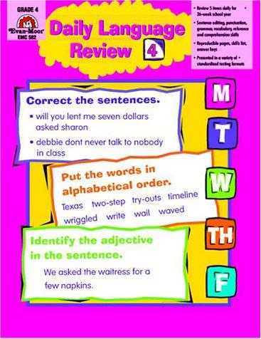 Daily Language Review, Grade 4