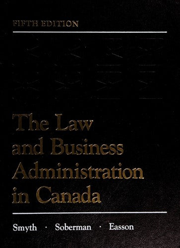 The law and business administration in Canada