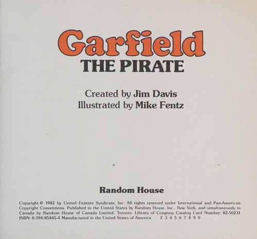 GARFLD PIRATE STORYBK