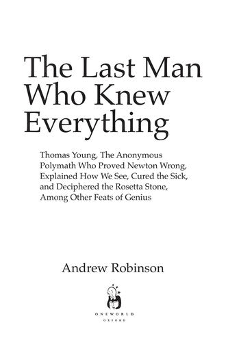 Last Man Who Knew Everything