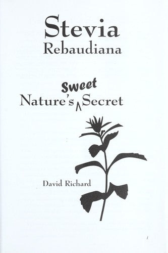 Stevia Robandiana: Nature's Sweet Secret