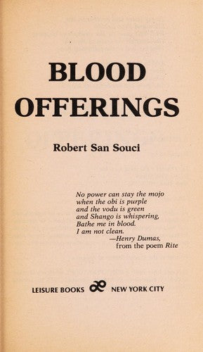 Blood Offerings